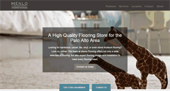 Desktop Screenshot of menloflooring.com
